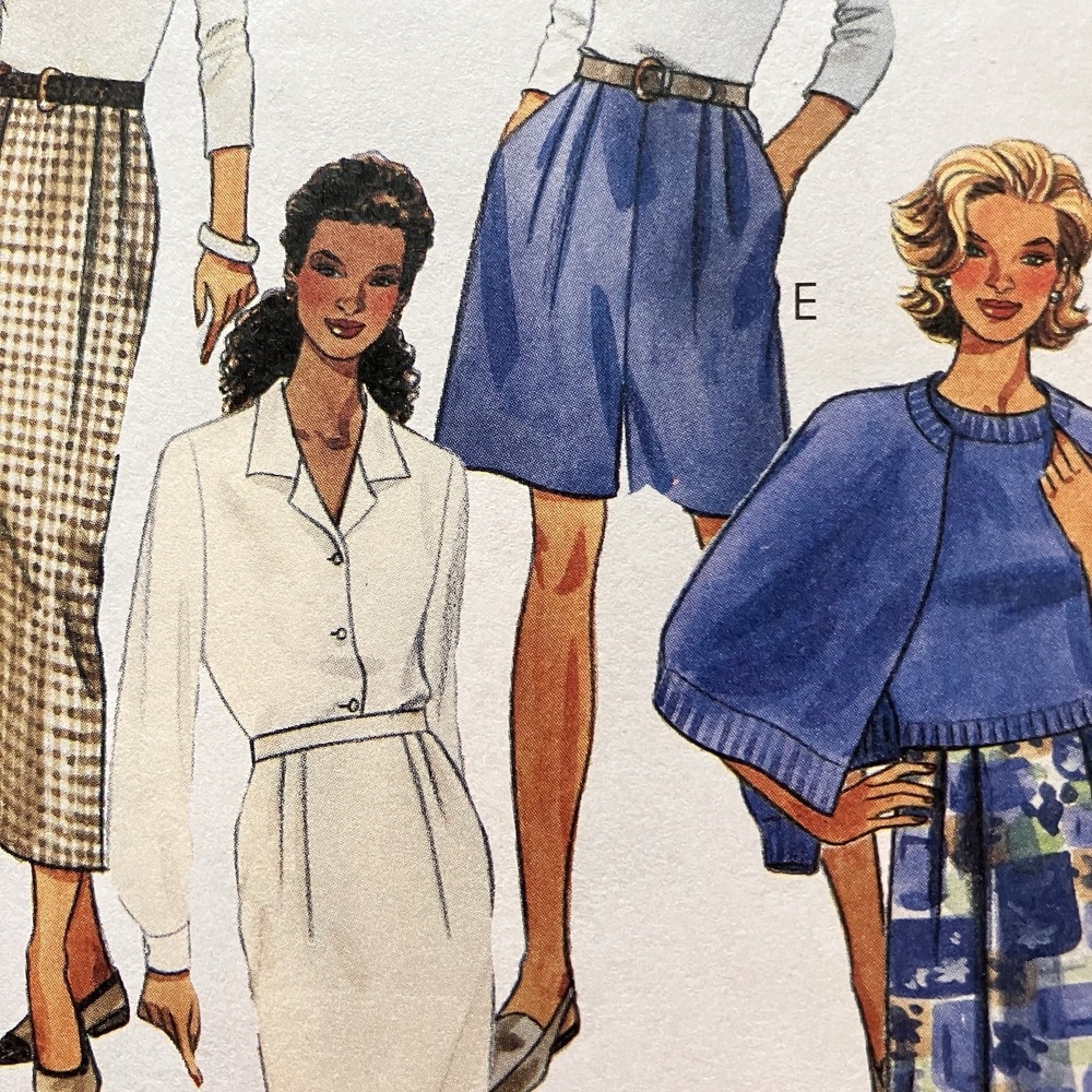 McCALL'S 8845 MISSES PULL ON PANTS SHORTS & SKIRTS PATTERN-UNCUT-14-16-18‎ - Picture 5 of 11